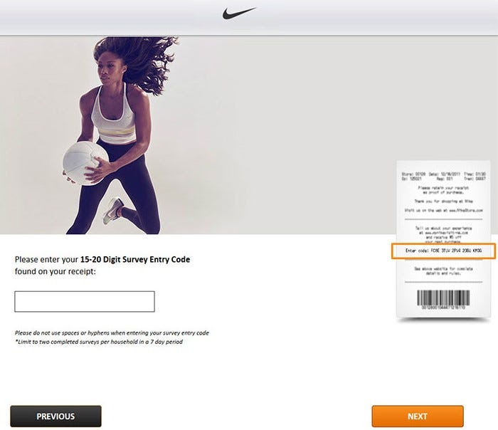 MyNikeVisit-NA.com – Nike Survey
